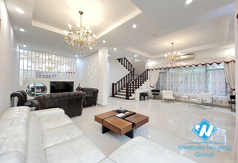Huge garden house for rent in Ciputra Compound, Tay Ho
